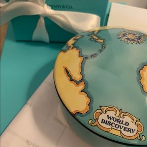 Tiffany & Co World Discovery Porcelain Trinket Dish for Jewelry or Desktop